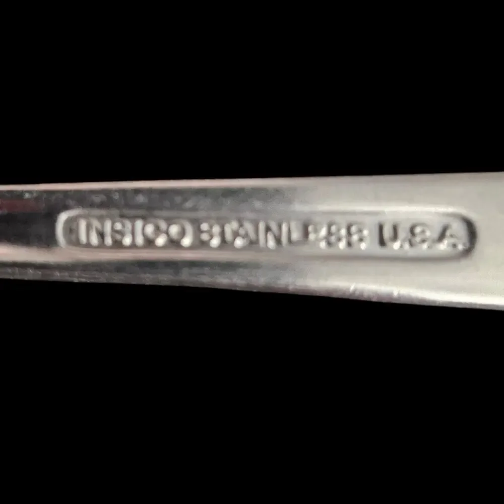 Insico Stainless Flatware 4 Pc Place Setting Mid Century Japan Glossy Silverware